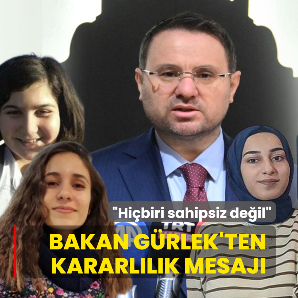 Faili me�hul cinayetler mercek alt�nda! Bakan G�rlek: Hi�bir vaka unutulmaya terk edilmeyecek