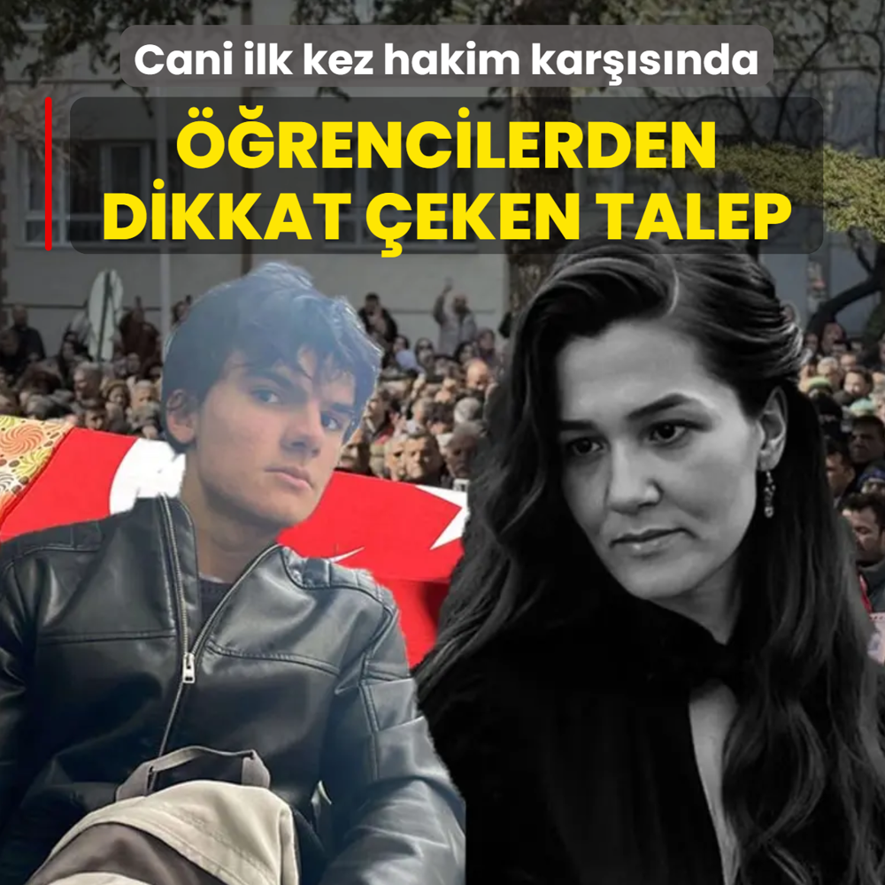 Fatma Nur ��retmenin katili ilk kez hakim kar��s�nda! ��rencilerden mahkemede dikkat �eken talep