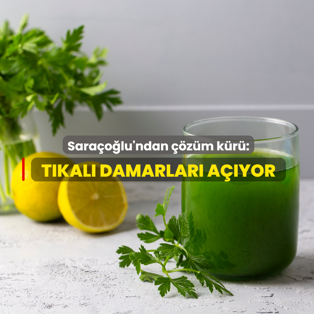 Sara�o�lu'ndan t�kal� damarlara ��z�m k�r�: Sadece 2 malzemeyle a��yor