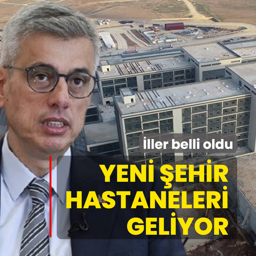Bakan Memi�o�lu m�jdeyi duyurdu! Yeni �ehir hastaneleri geliyor