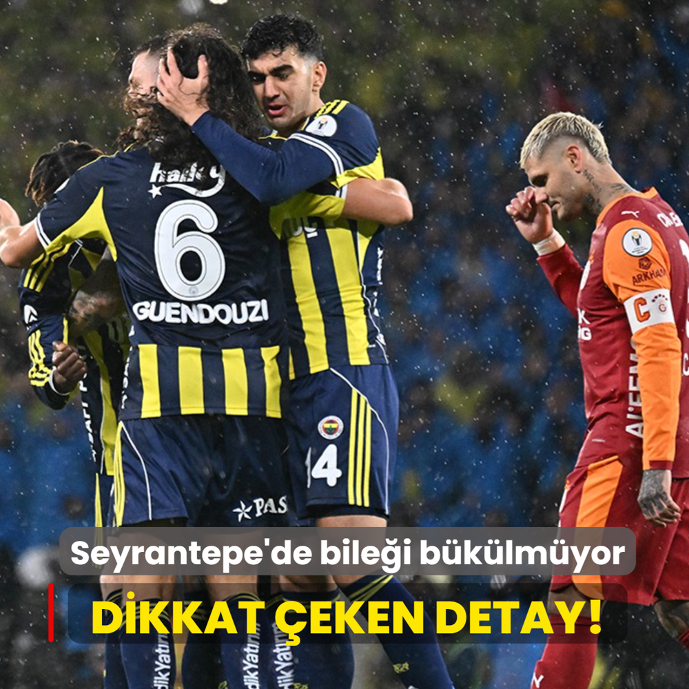 Dikkat �eken detay! Fenerbah�e'nin Seyrantepe'de bile�i b�k�lm�yor