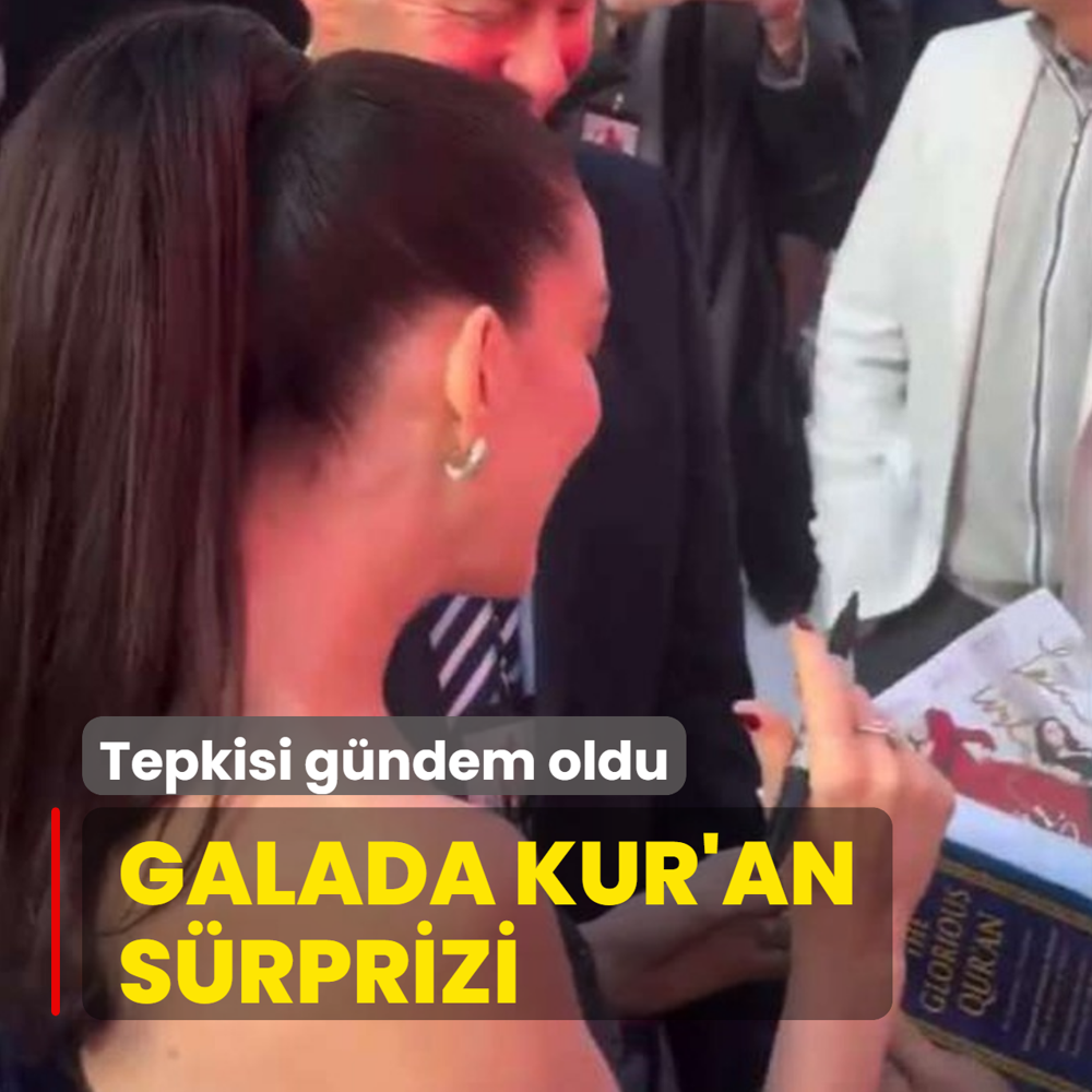 Tepkisi g�ndem oldu! Galada Kur'an s�rprizi