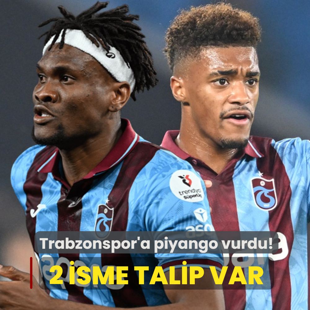 �ngilizler 2 ismi birden istiyor! Trabzonspor'a piyango vurdu