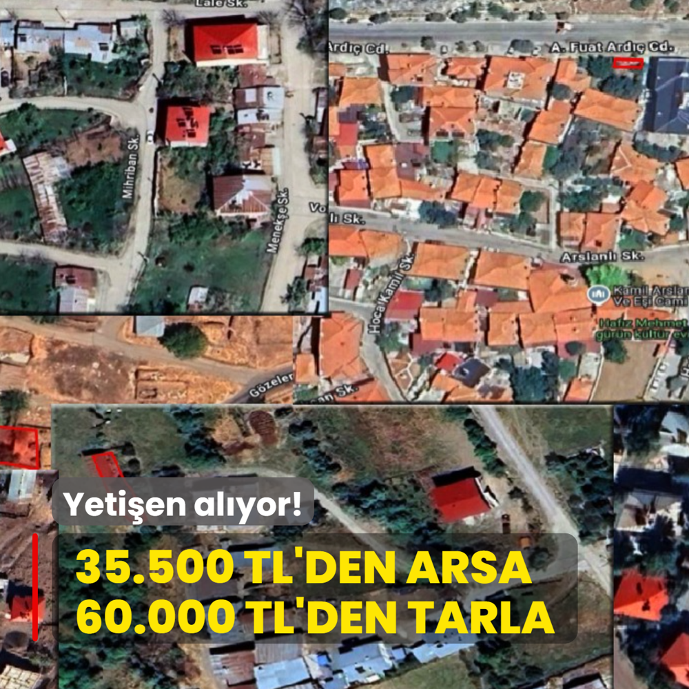 Milli Emlak a��klad�: 35.500 TL'den arsa, 60.000 TL'den tarla! Yeti�en al�yor...