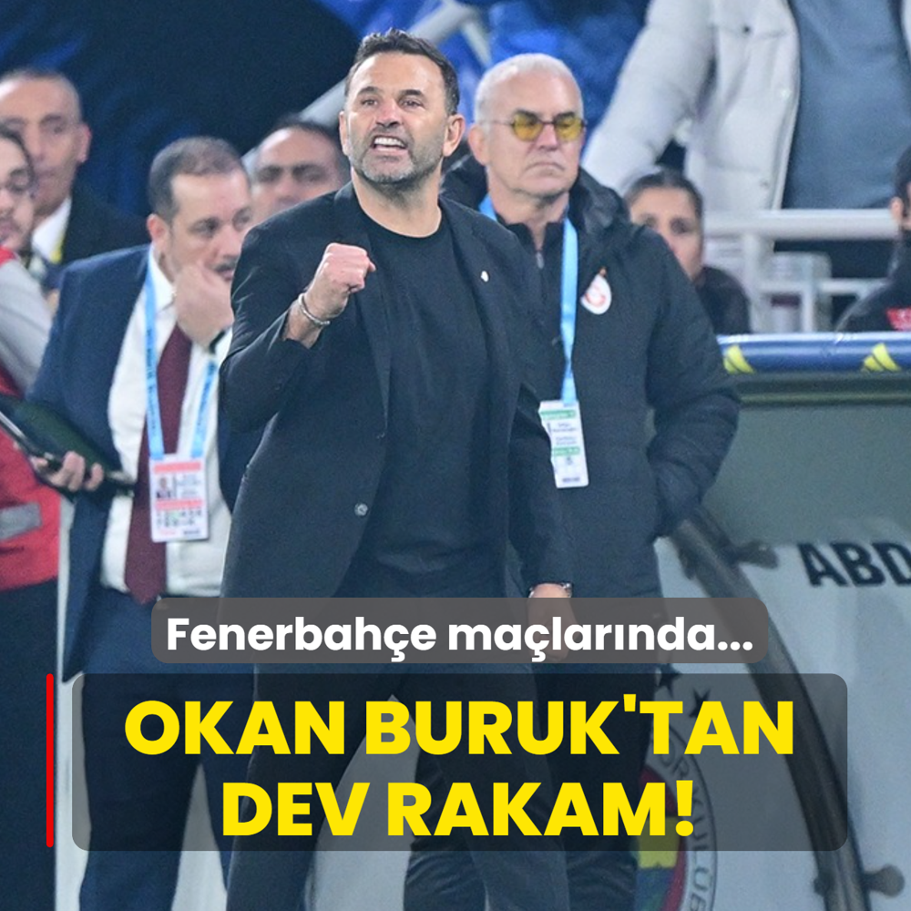 Okan Buruk'tan dev rakam! Fenerbah�e ma�lar�nda...