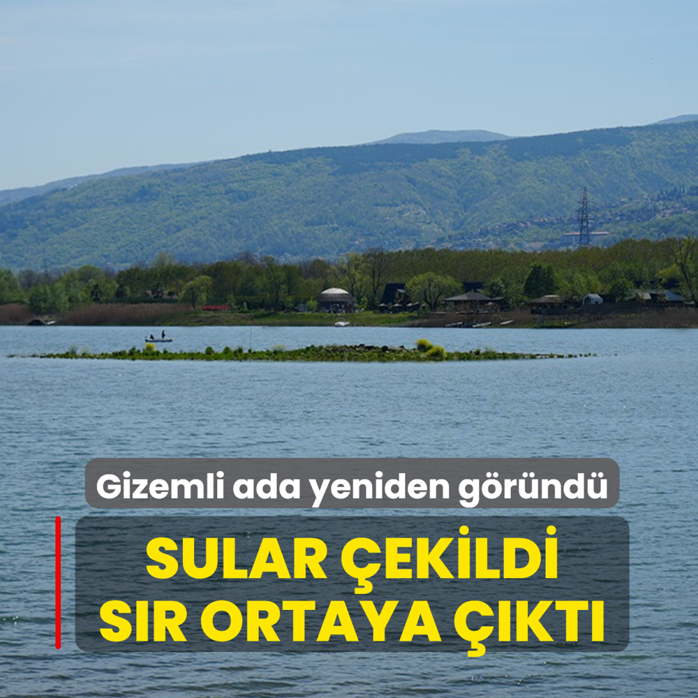 Sular �ekildi, s�r ortaya ��kt�! Gizemli ada yeniden g�r�nd�