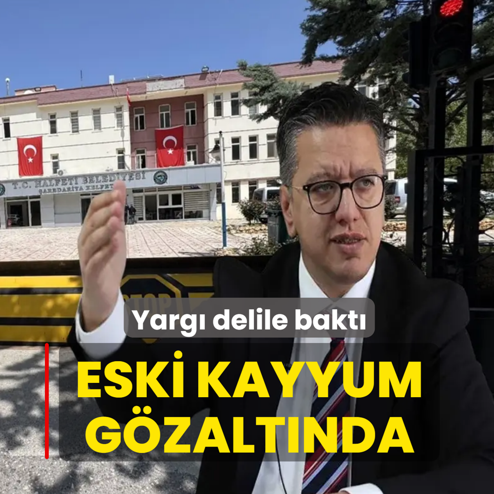 Yarg� delile bakt�! Eski kayyum g�zalt�nda