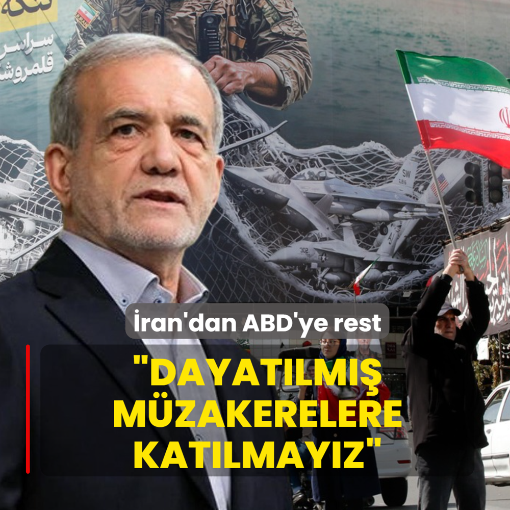 �ran'dan ABD'ye rest: Dayat�lm�� m�zakerelere kat�lmay�z