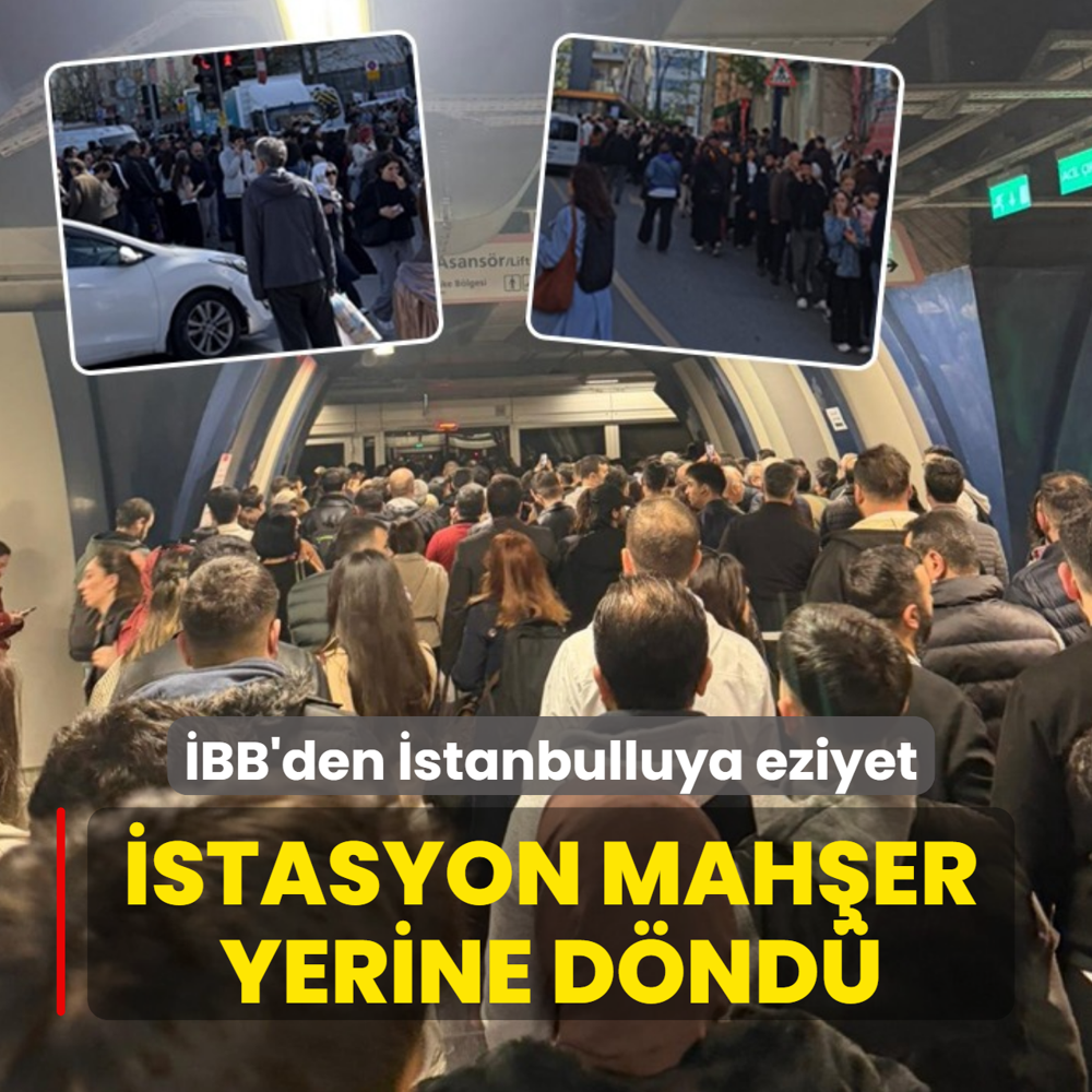 �BB'den �stanbulluya eziyet! �stasyon mah�er yerine d�nd�
