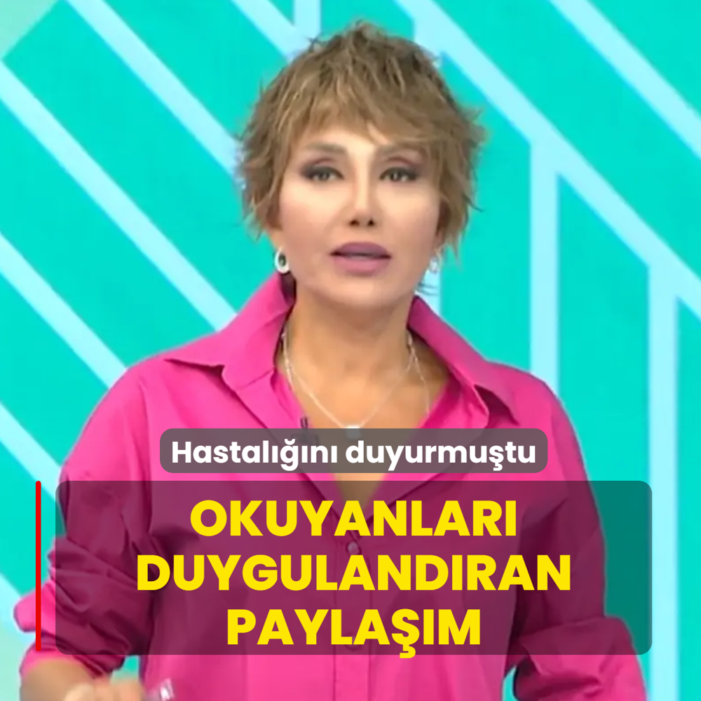 Kanserle m�cadele eden Serap Pak�z'den duygusal payla��m!