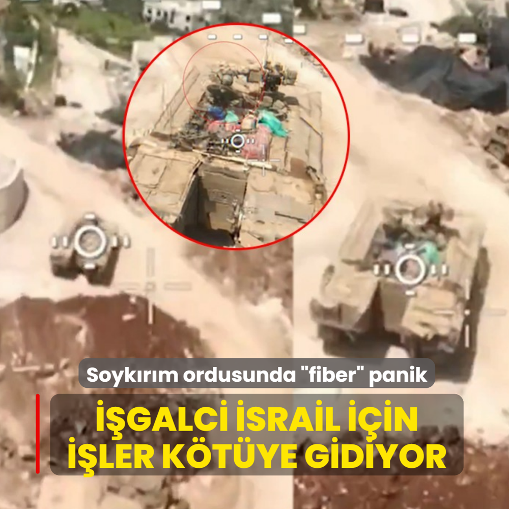 Soyk�r�m ordusunda �fiber� panik! ��galci �srail i�in i�ler k�t�ye gidiyor