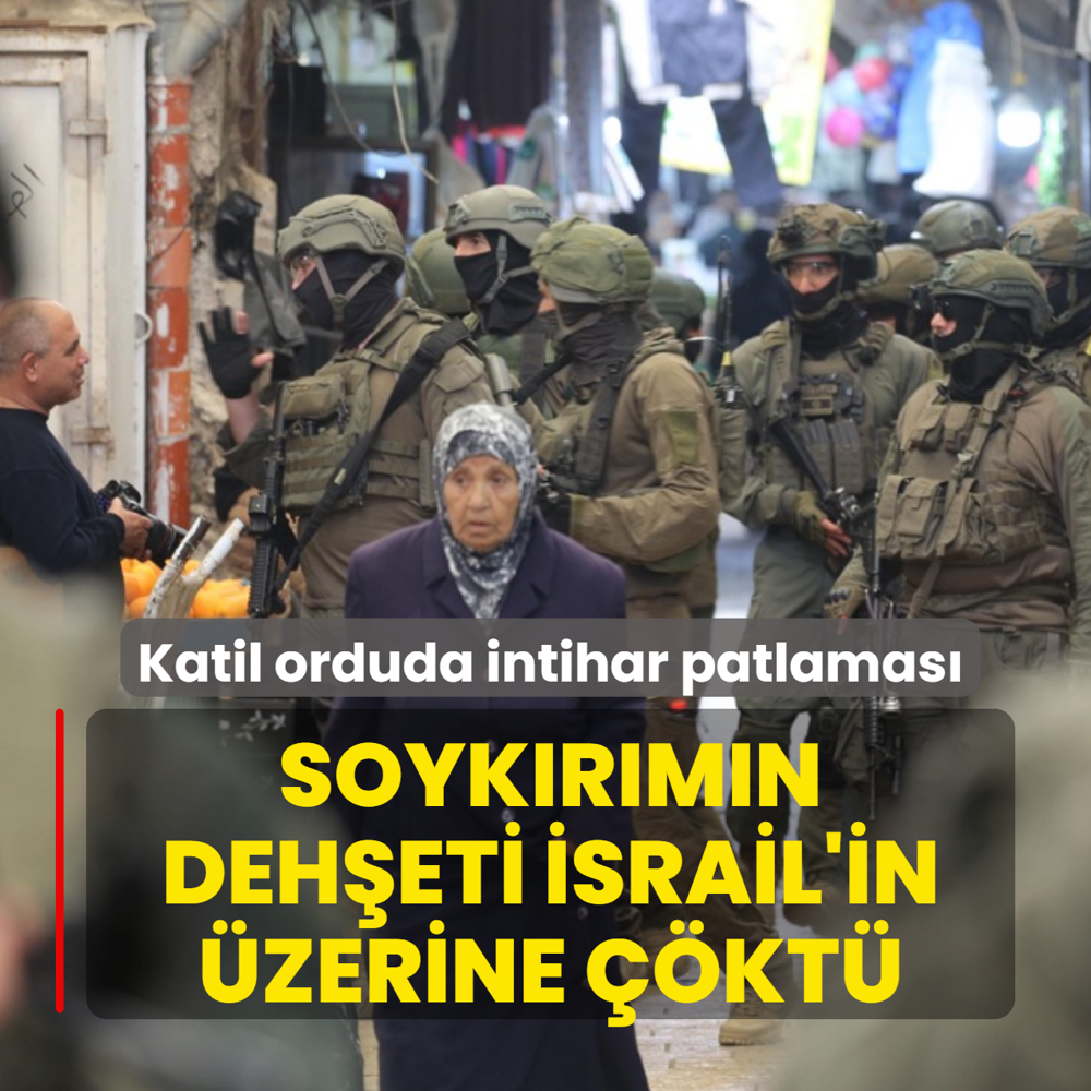 Katil orduda intihar patlamas�! Soyk�r�m�n deh�eti �srail'in �zerine ��kt�