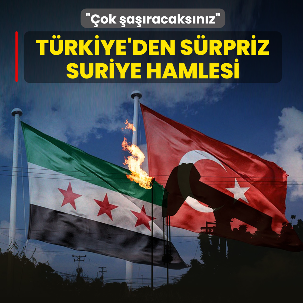 T�rkiye'den Suriye'de s�rpriz hamle! Bayraktar: �ok �a��racaks�n�z