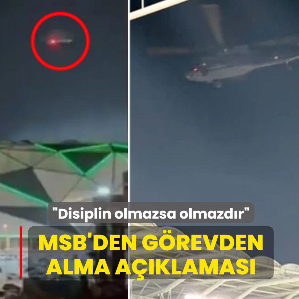 MSB'den g�revden alma a��klamas�: Disiplin olmazsa olmazd�r