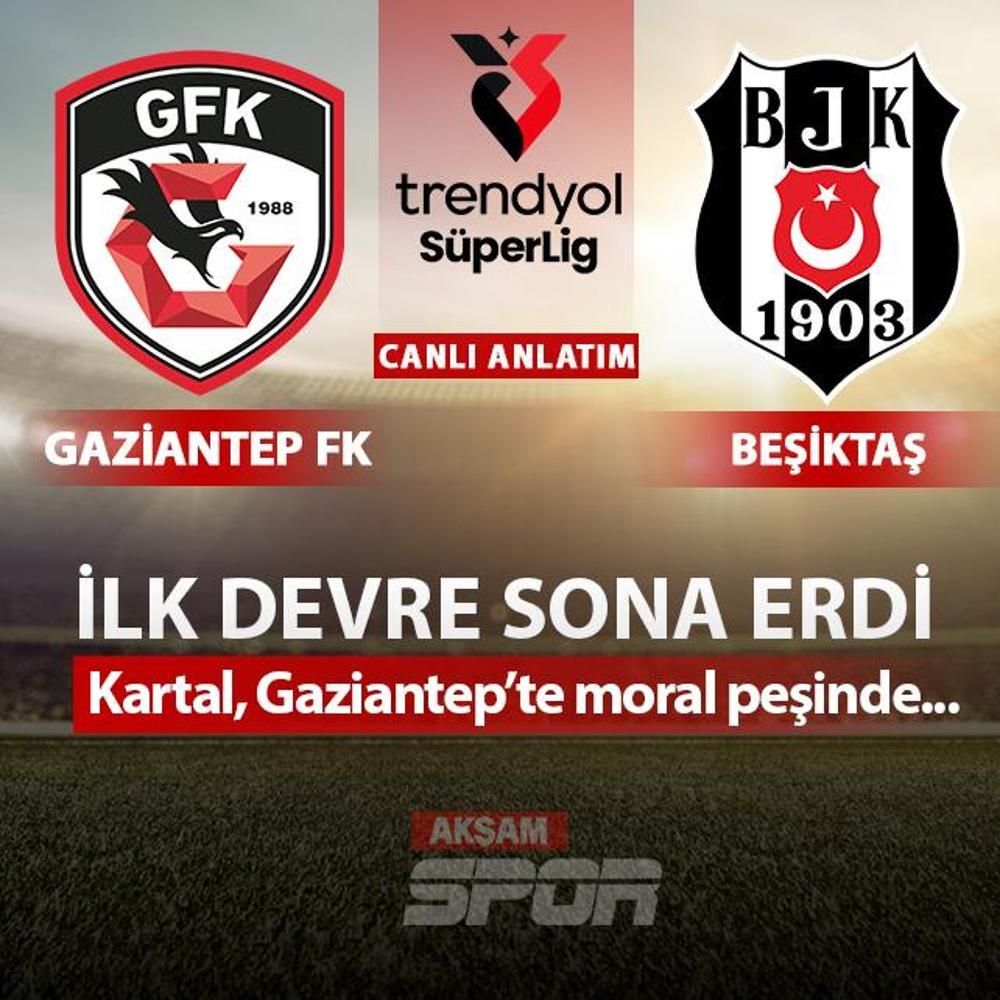 CANLI: Gaziantep FK - Be�ikta�