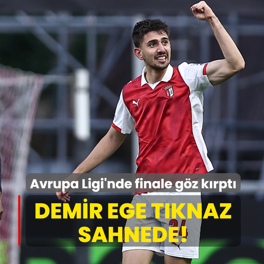 Demir Ege T�knaz sahnede! Avrupa Ligi'nde finale g�z k�rpt�