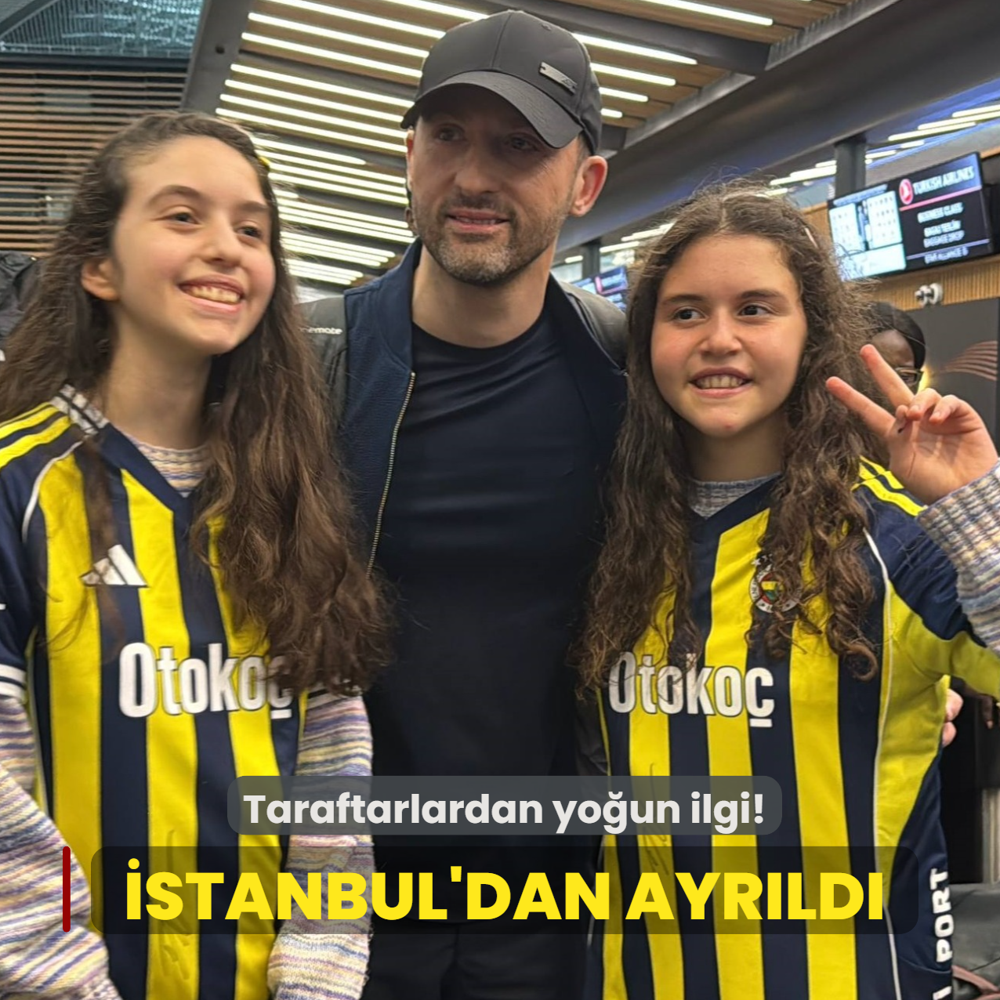 Domenico Tedesco, �stanbul'dan ayr�ld�! Taraftarlardan yo�un ilgi
