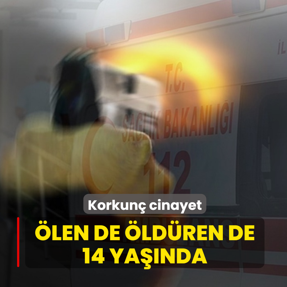 Korkun� cinayet! �len de �ld�ren de 14 ya��nda