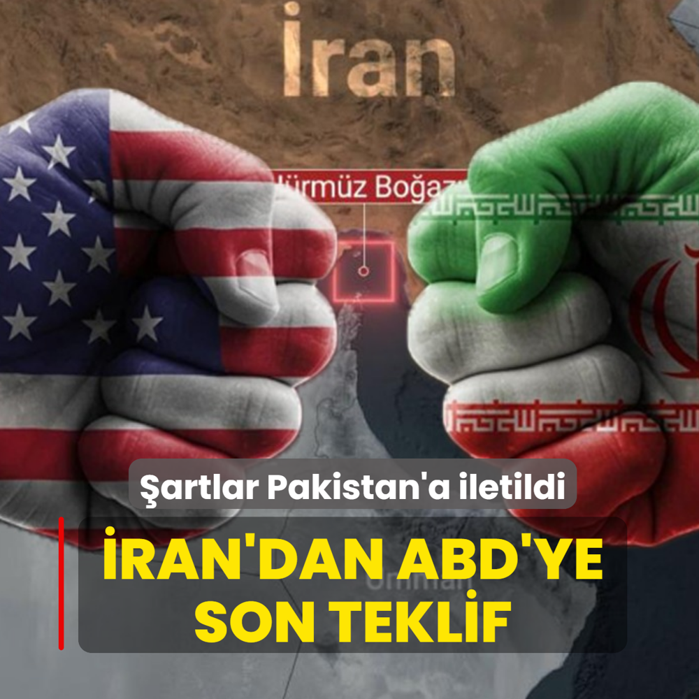 �artlar Pakistan'a iletildi! �ran'dan ABD'ye son teklif