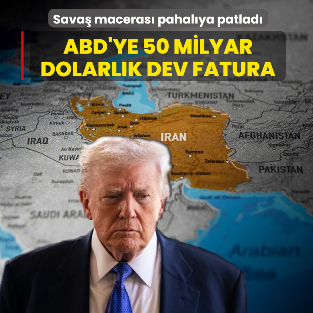 Sava� maceras� pahal�ya patlad�! ABD'ye 50 milyar dolarl�k dev fatura