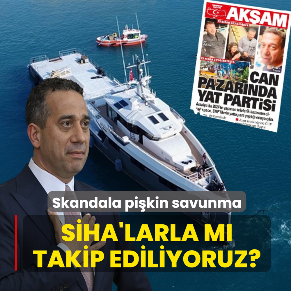 S�HA'larla m� takip ediliyoruz! Skandala pi�kin savunma
