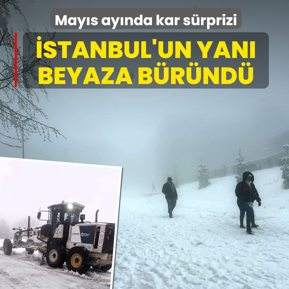 May�s ay�nda kar s�rprizi! �stanbul'un yan� ba�� beyaza b�r�nd�