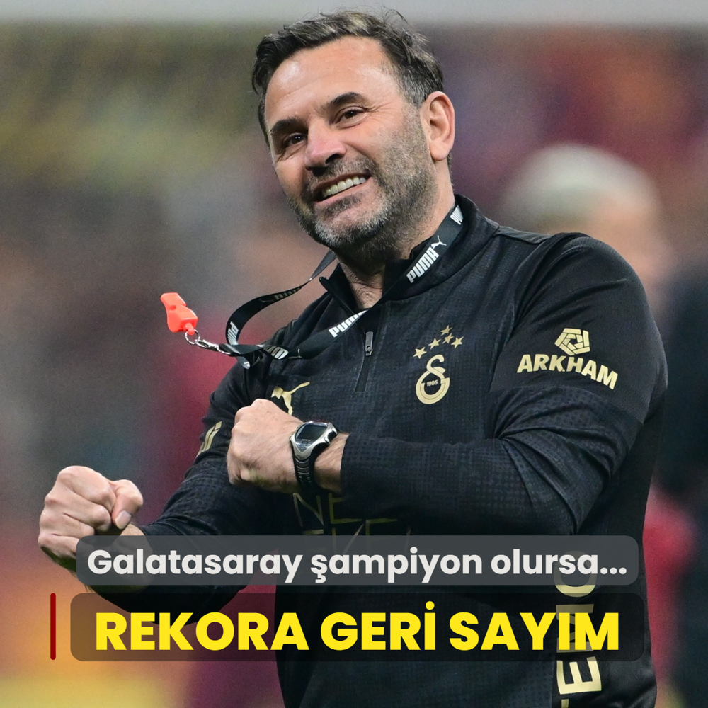 Okan Buruk rekora ortak olacak! Galatasaray �ampiyon olursa...