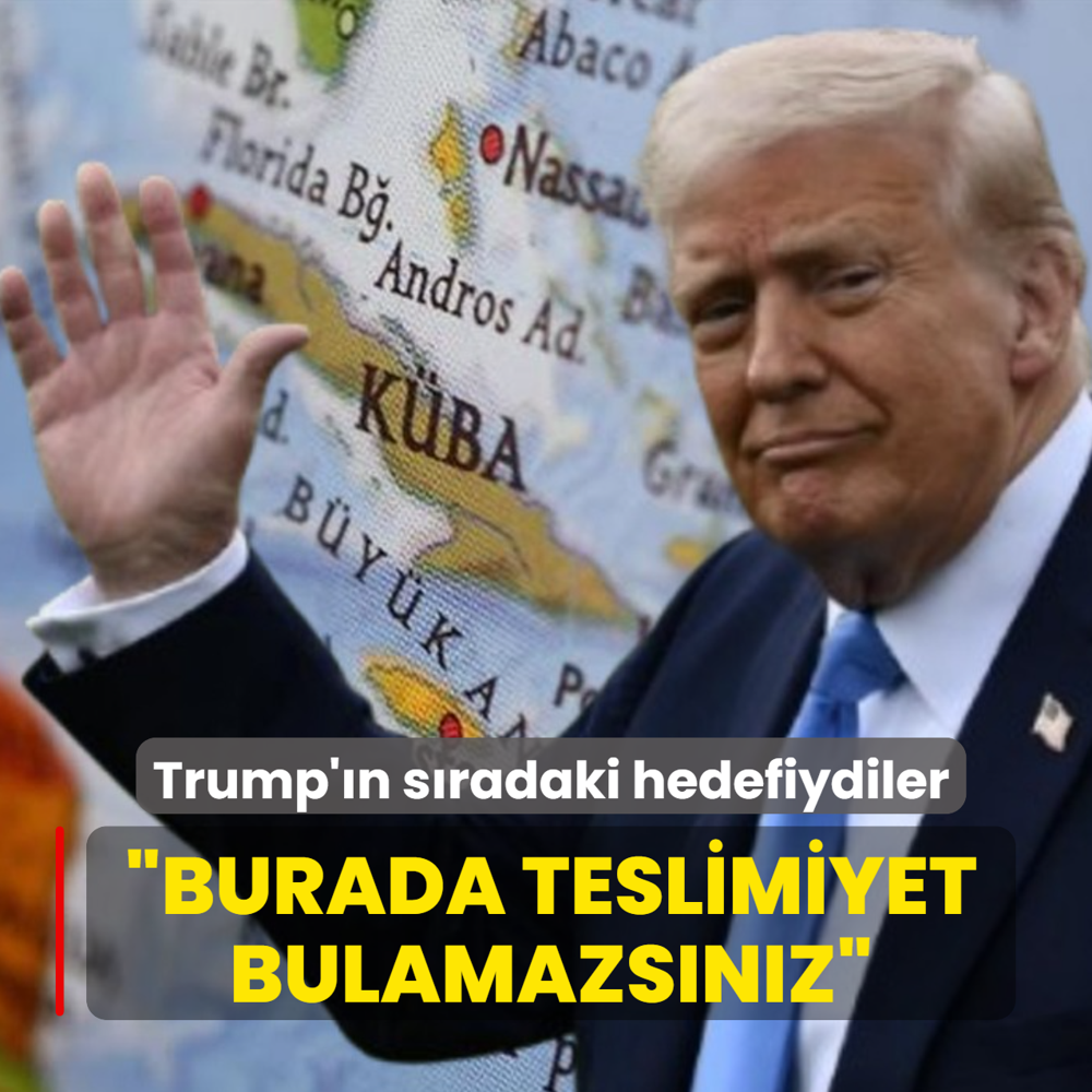 Trump'�n hedefindeydiler! K�ba'dan ABD'ye cevap: Kararl� bir halkla kar��la�acaks�n�z