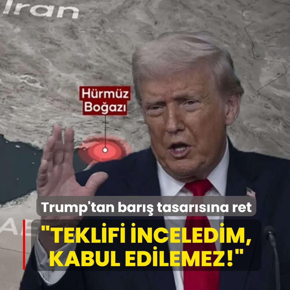 Trump'tan bar�� tasar�s�na ret: Teklifi inceledim, kabul edilemez!