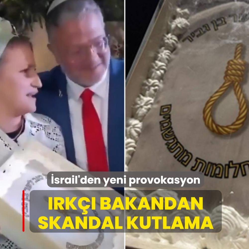 �srail'den yeni provokasyon: Irk�� bakandan skandal kutlama