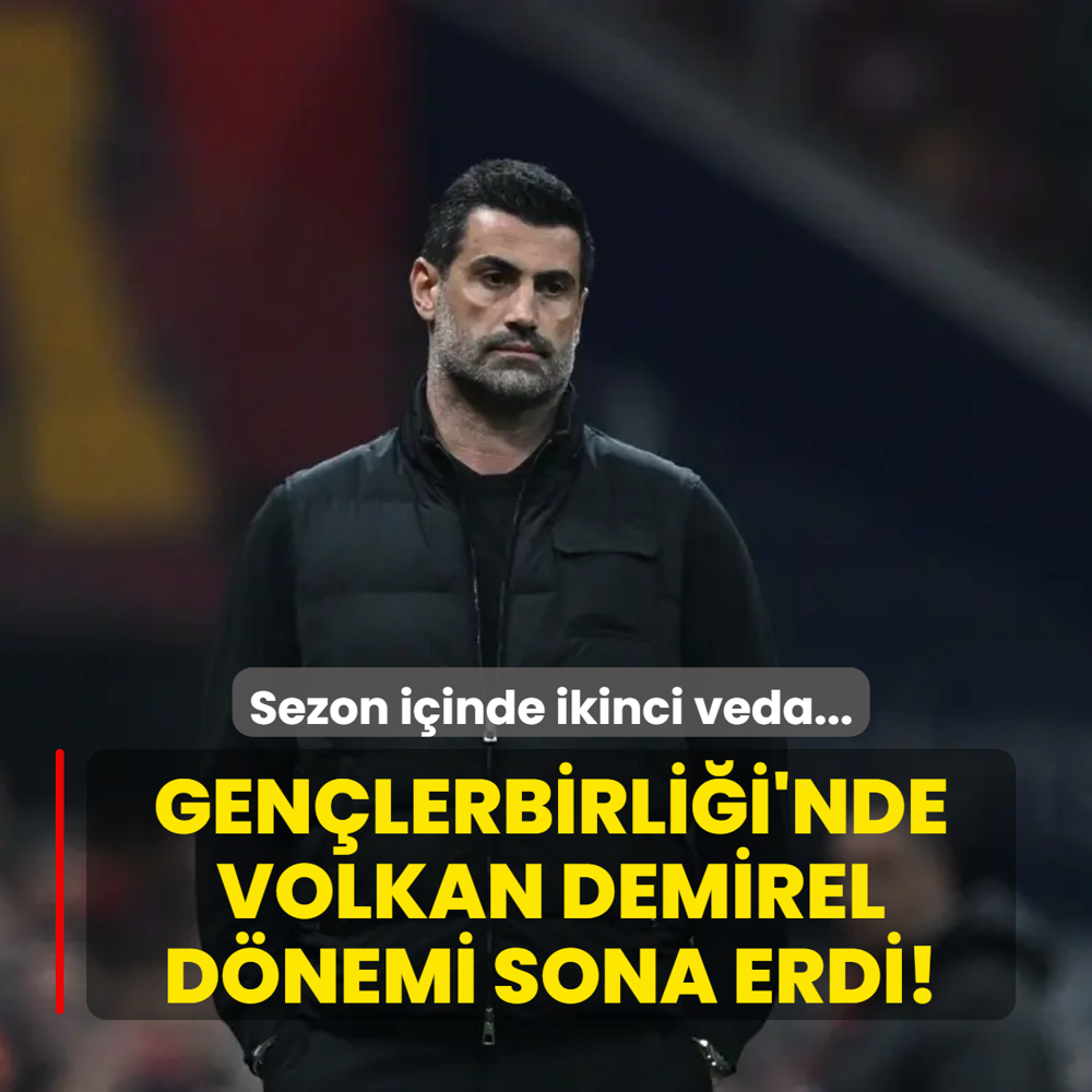 Gen�lerbirli�i'nde Volkan Demirel d�nemi sona erdi! Sezon i�inde ikinci veda...