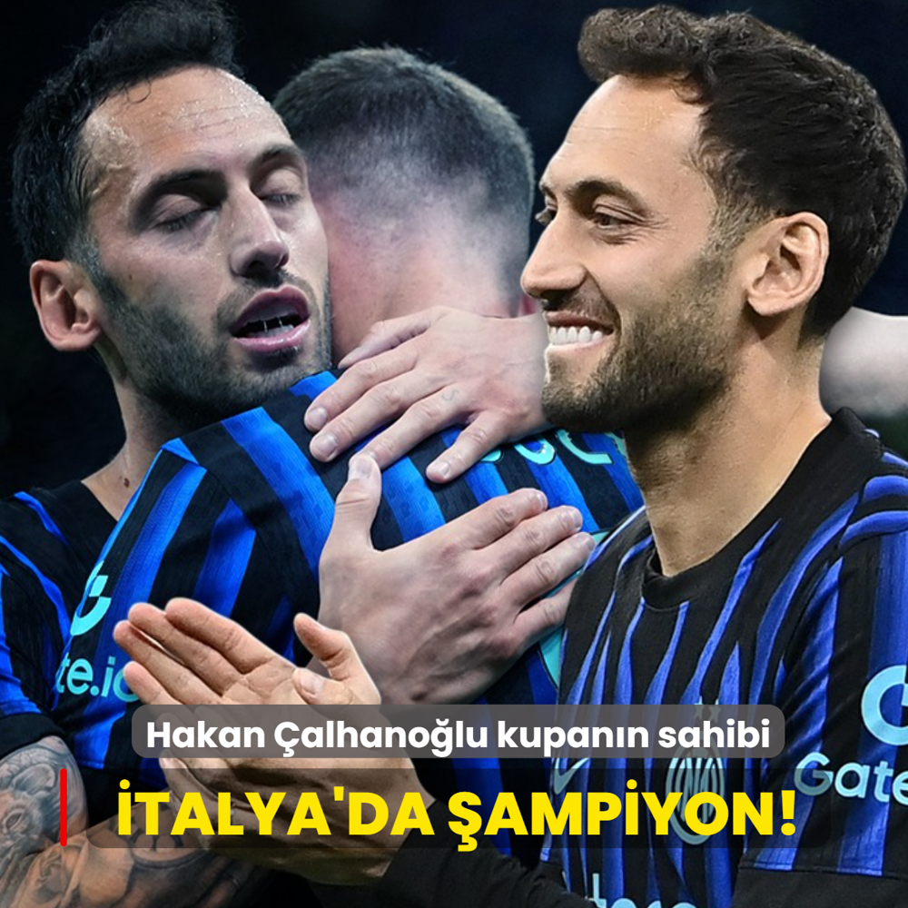 �talya'da �ampiyon! Hakan �alhano�lu kupan�n sahibi