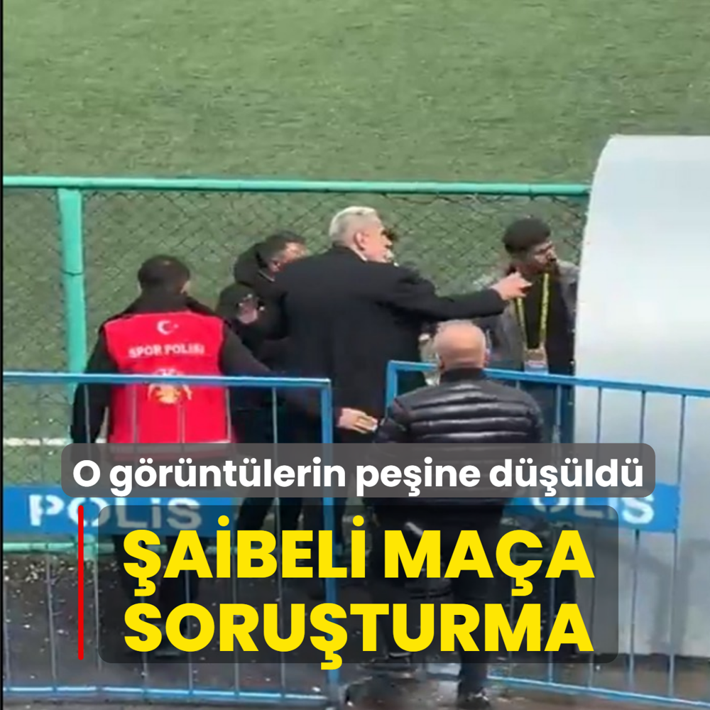 �aibeli ma� i�in resen soru�turma! O g�r�nt�lerin pe�ine d���ld�