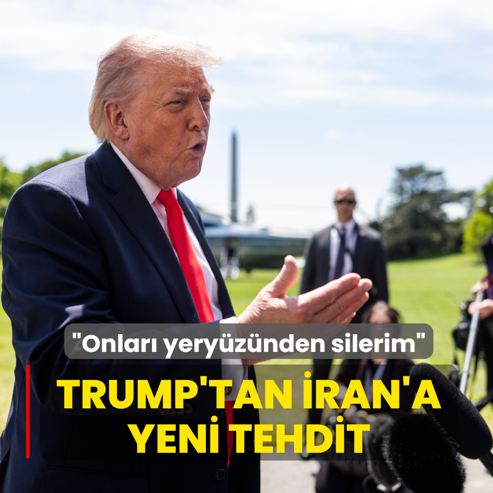 Trump'tan �ran'a yeni tehdit: ABD gemilerine sald�r�rsa onlar� yery�z�nden silerim