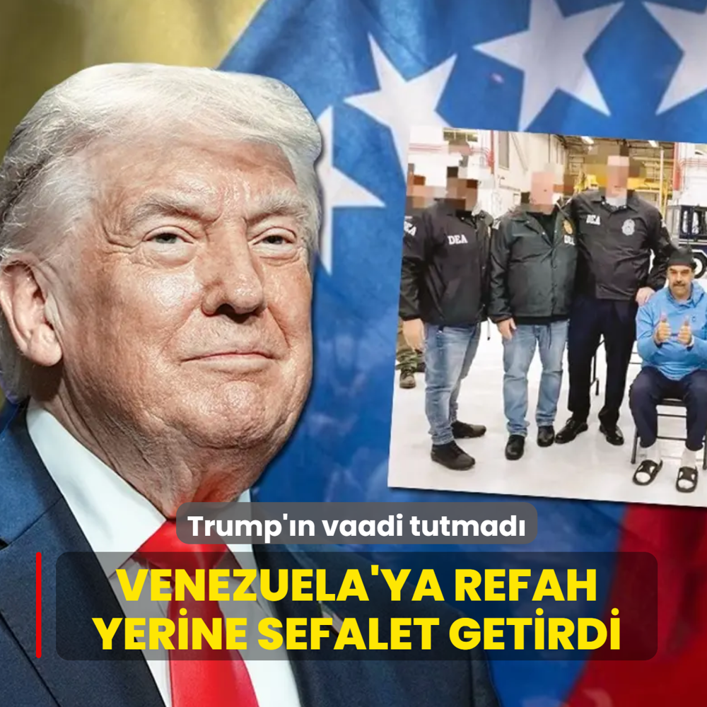 Venezuela'ya refah yerine sefalet getirdi