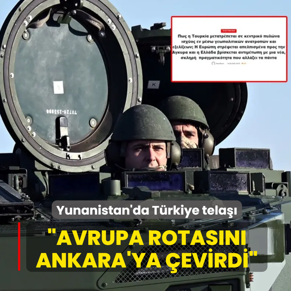 Yunanistan'da T�rkiye tela��: Avrupa rotas�n� Ankara'ya �evirdi