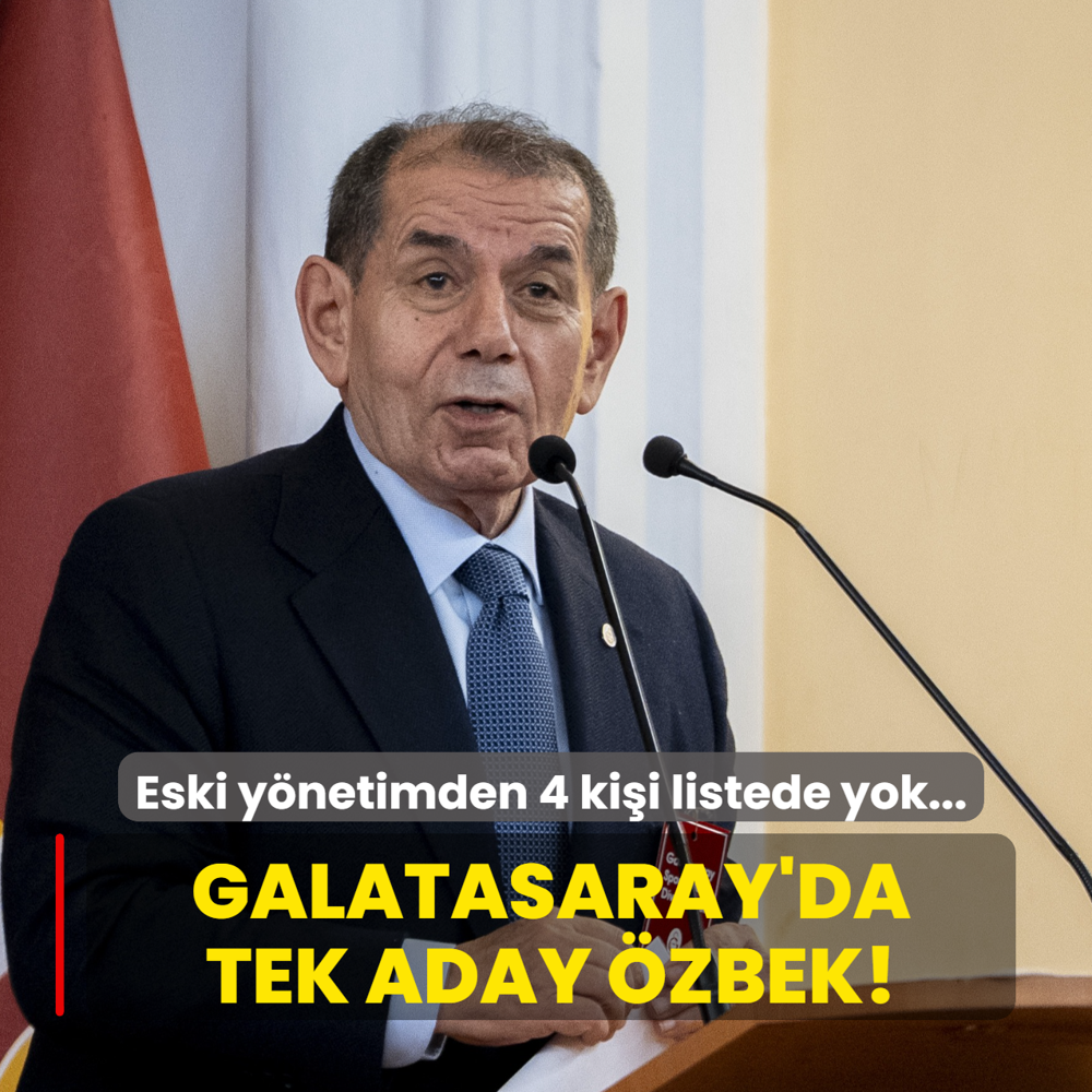 Galatasaray'da tek aday �zbek! Eski y�netimden 4 ki�i listede yok...