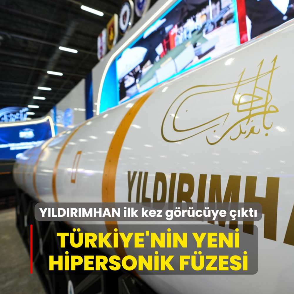 T�rkiye'nin yeni hipersonik f�zesi... YILDIRIMHAN ilk kez g�r�c�ye ��kt�