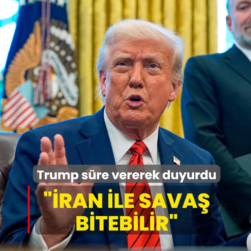 Trump s�re vererek duyurdu... ��ran ile sava� bitebilir�