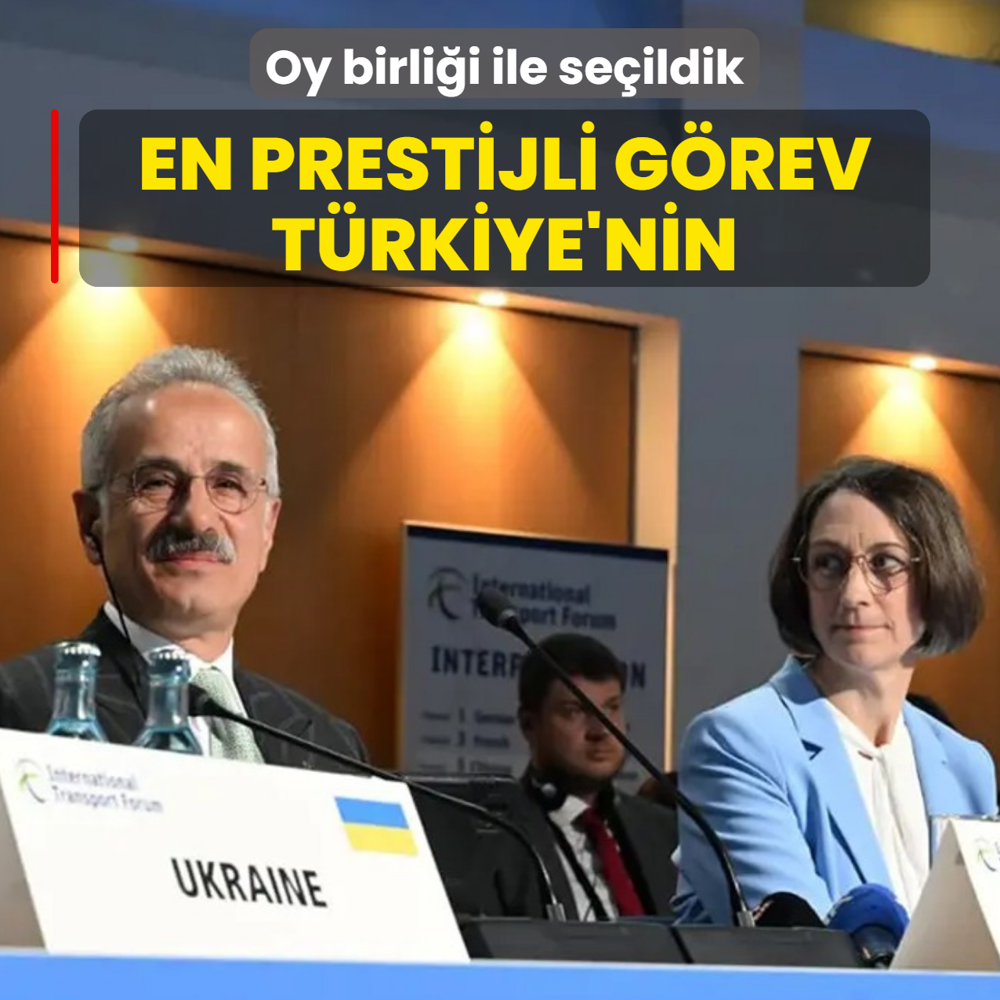 En prestijli g�rev T�rkiye'nin! Oy birli�i ile se�ildik