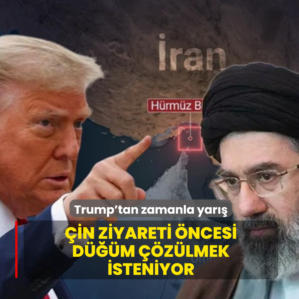 Trump'tan zamanla yar��! ABD, �in �ncesi �ran d���m�n� ��zmek istiyor