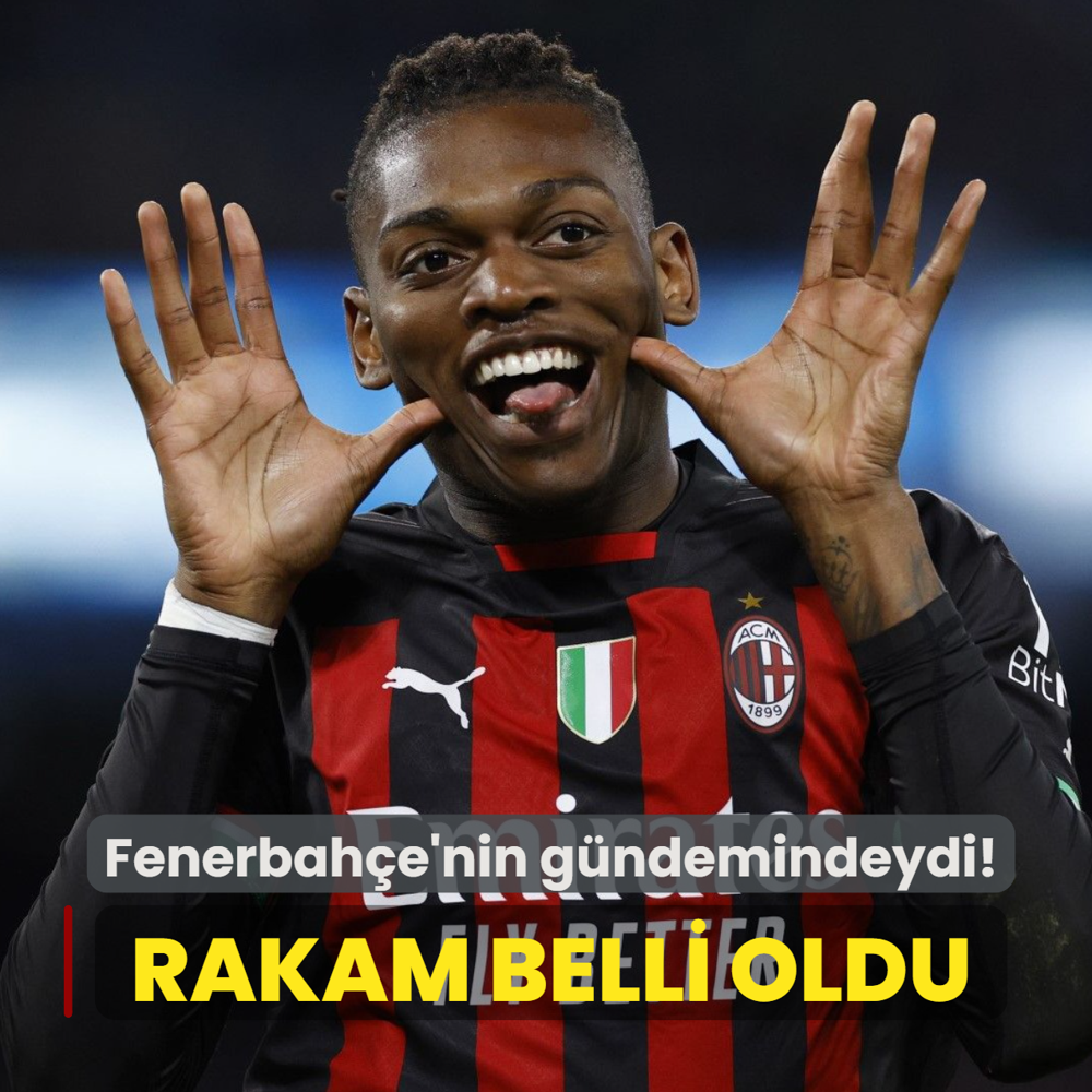 Fenerbah�e'nin g�ndemindeydi! �talyanlar, Rafael Leao'nun bonservisini duyurdu