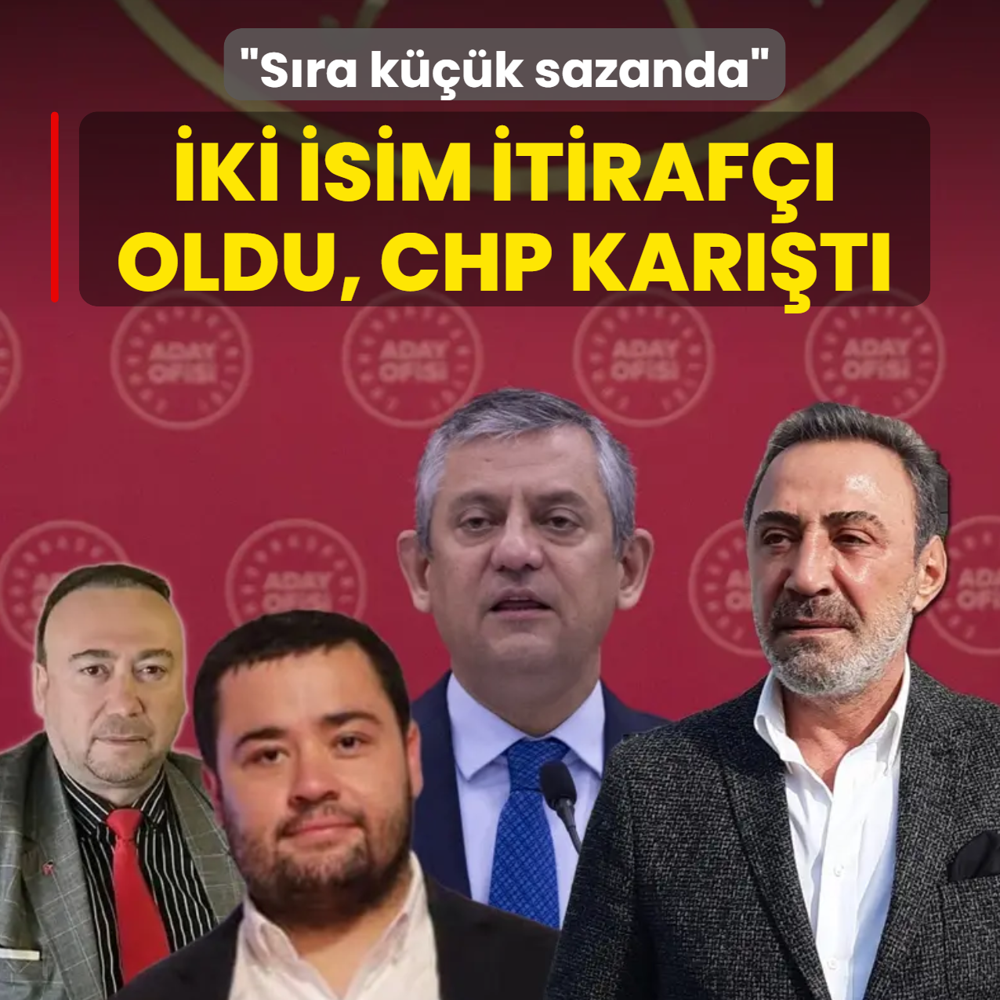 �ki isim itiraf�� oldu, CHP kar��t�: S�ra k���k sazanda