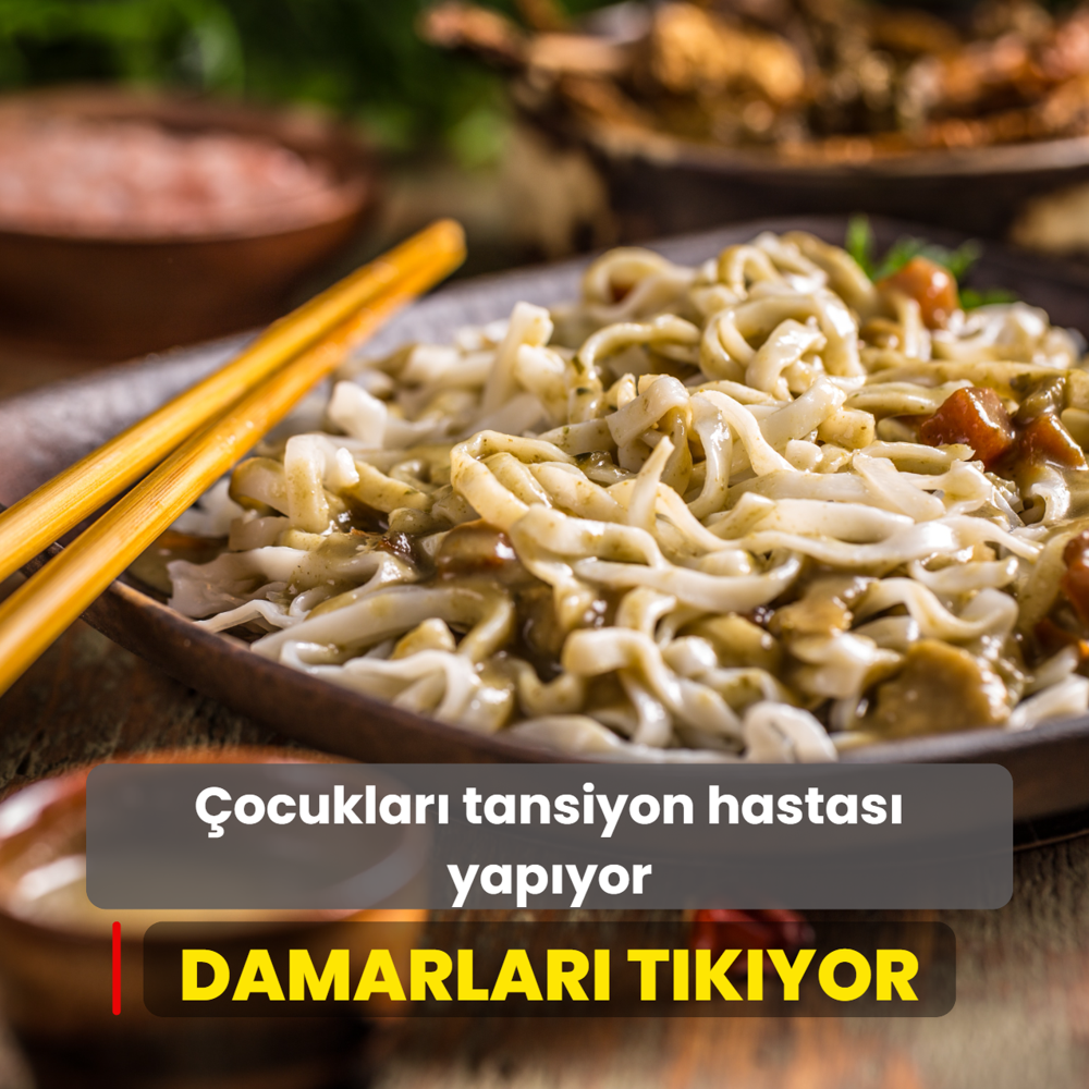�ocuklar� tansiyon hastas� yap�yor: Damarlar� t�k�yor