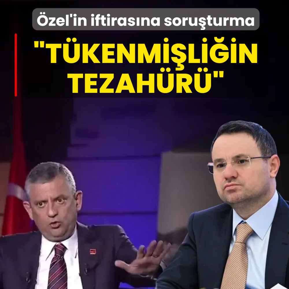 �ftiraya resen soru�turma! Bakan G�rlek'ten sert tepki: Siyasi t�kenmi�li�in tezah�r�d�r
