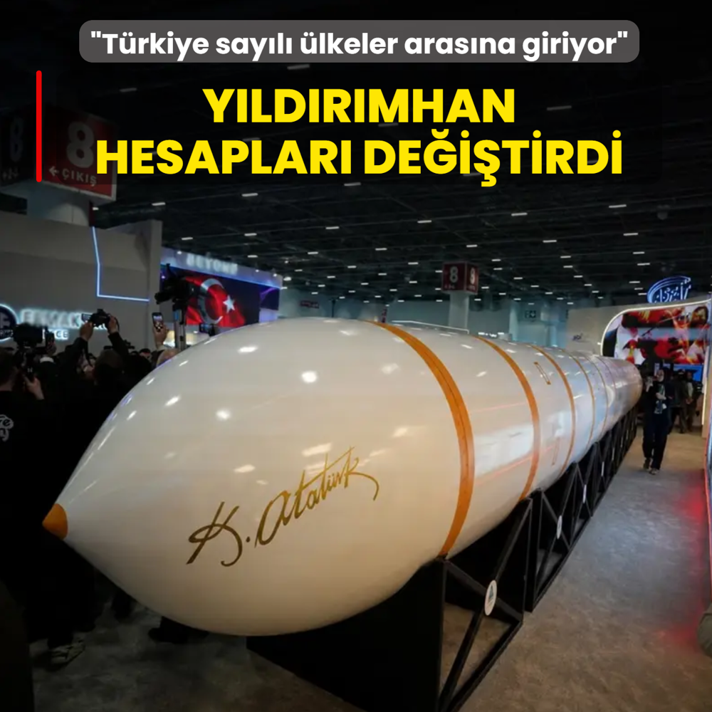 YILDIRIMHAN'� g�r�nce hesaplar de�i�ti: T�rkiye say�l� �lkeler aras�na giriyor