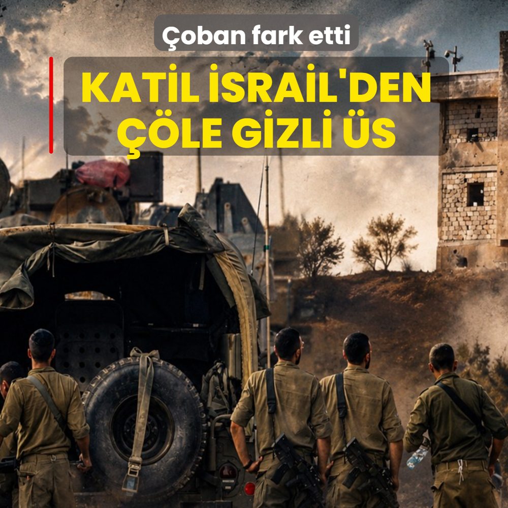 Katil �srail'den ��le gizli �s: �oban fark etti