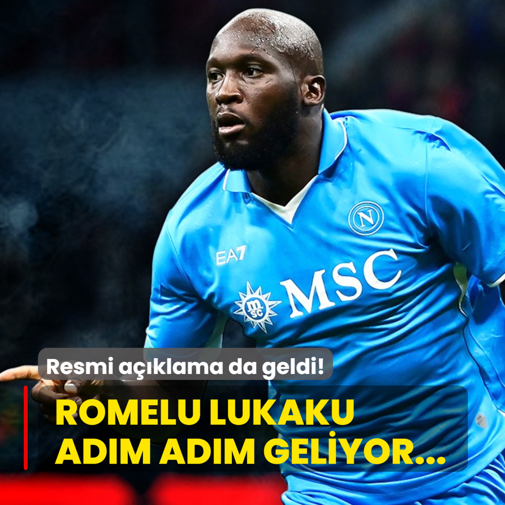 Resmi a��klama da geldi! Romelu Lukaku ad�m ad�m geliyor...