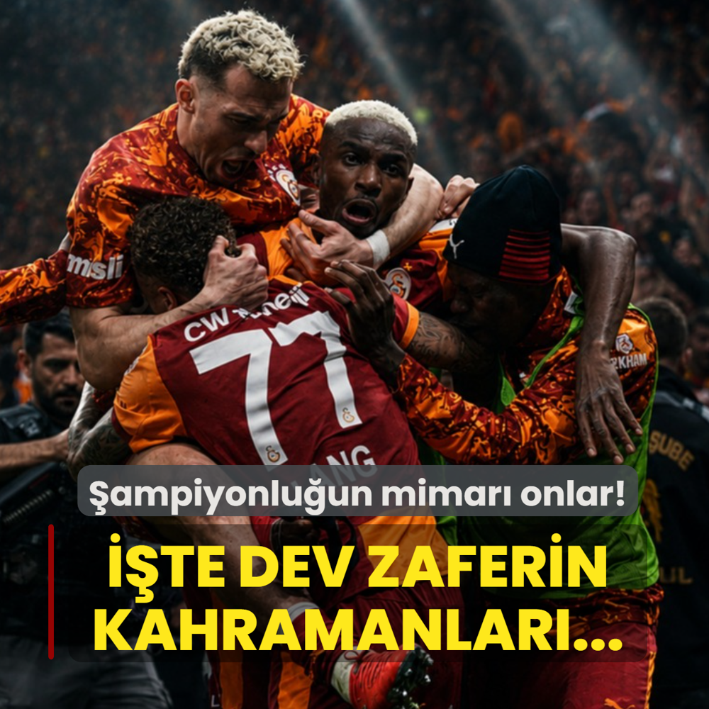 Zaferin mimar� onlar! ��te Galatasaray'a �ampiyonlu�u getiren 10 kahraman...