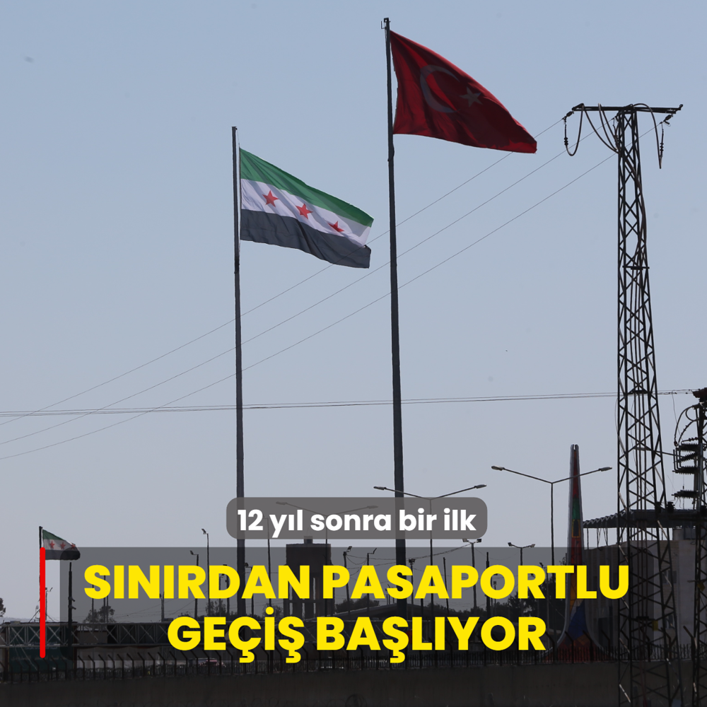 12 y�l sonra bir ilk! S�n�rdan pasaportlu ge�i� ba�l�yor